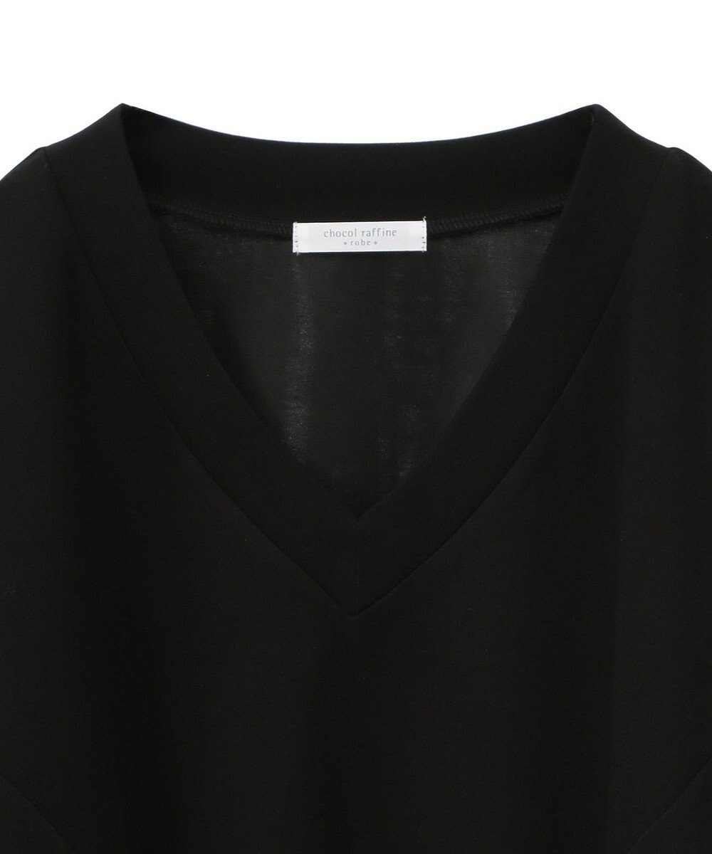 Green Parks ショート丈Ｖネックポンチプルオーバー 