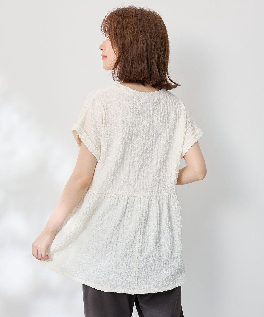 ANY L フクレジャージチュニック 