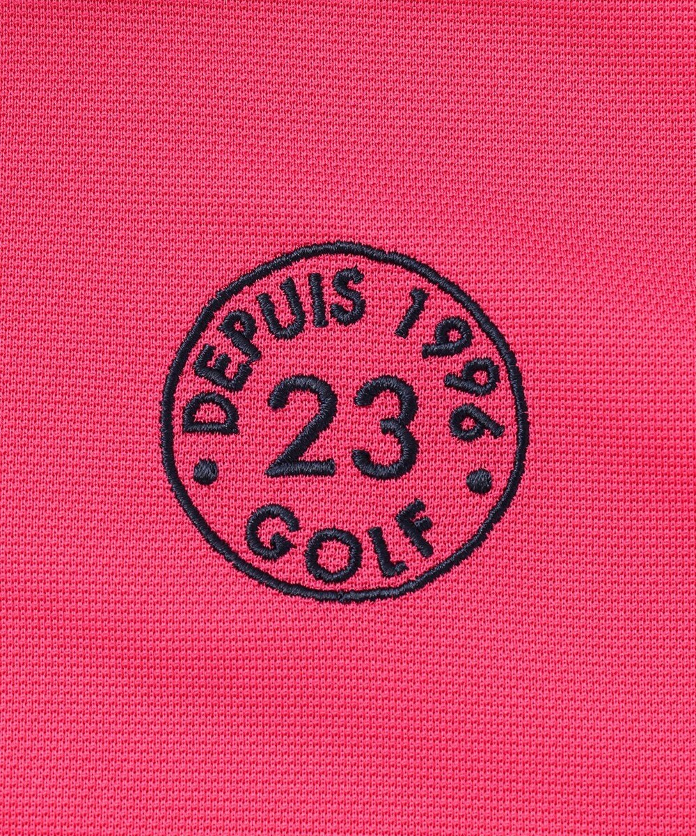 23区GOLF 【WOMEN】ポリエステルカノコ 半袖ポロシャツ 