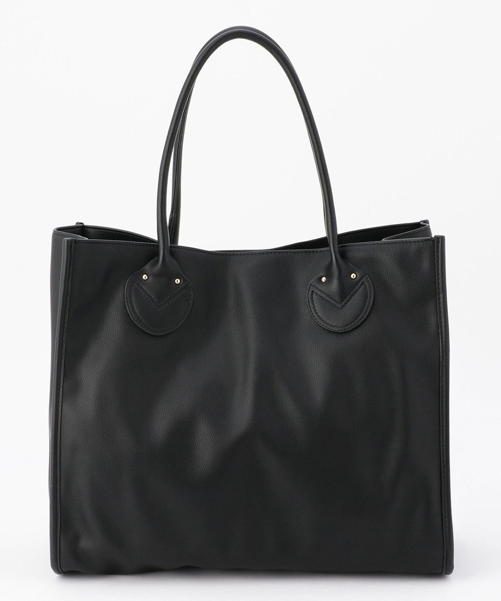 UNBILLION cachecache 丸手根革スクエアトートバッグ 