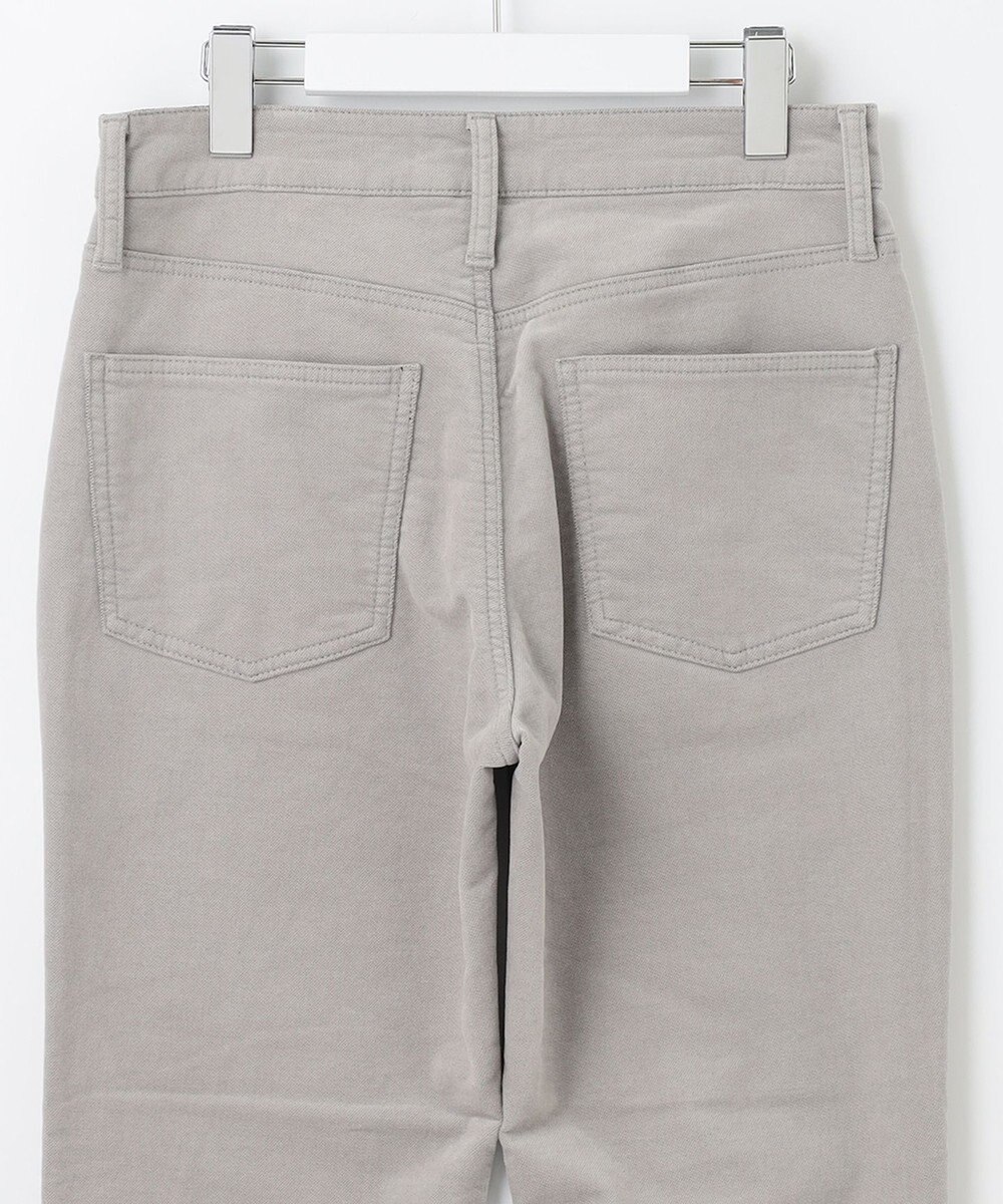 自由区 【洗える】リブレスコール ストレートパンツ 