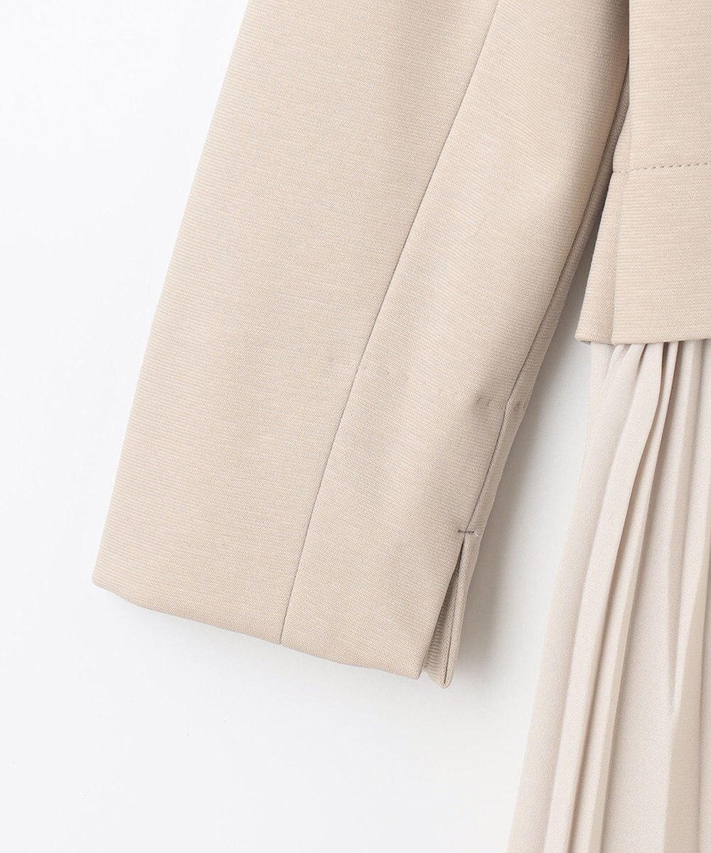 組曲 L 【KUMIKYOKU NAVY】ジャージーコンビプリーツ ワンピース 