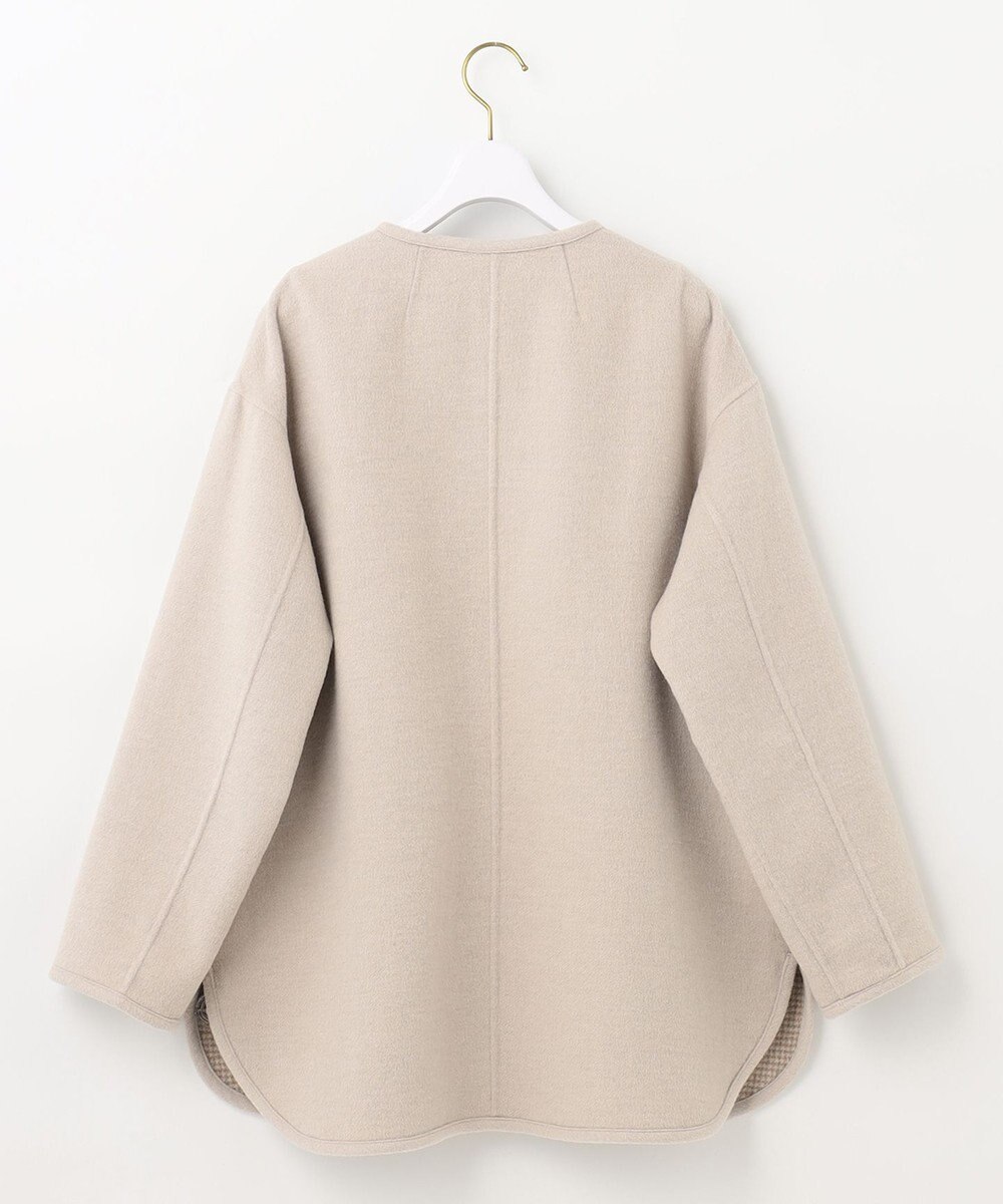 ANY SIS トリミングウールリバー コート 