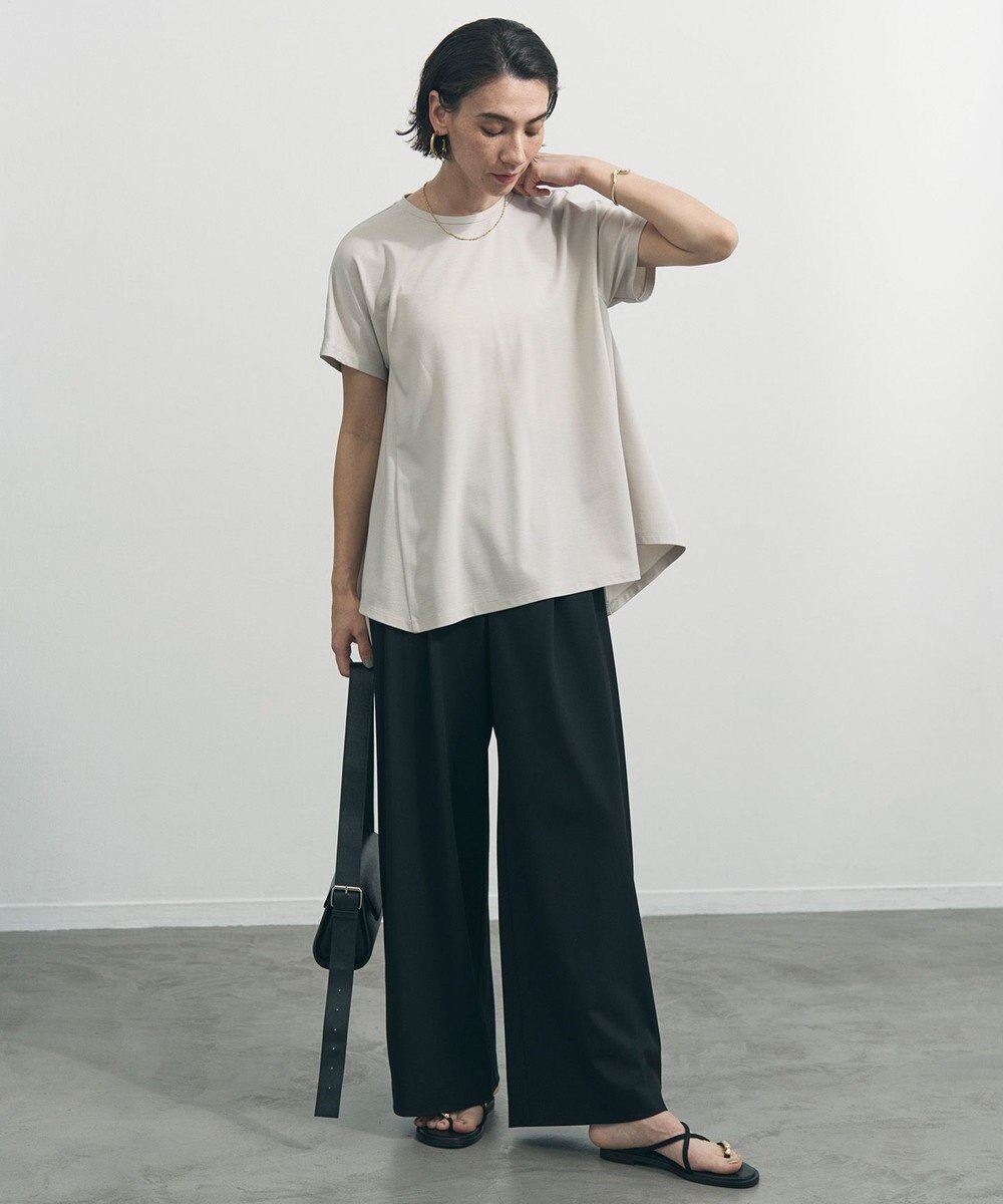 UNFILO L 【セットアップ着用可】マイビューティ 側章ワイドパンツ 