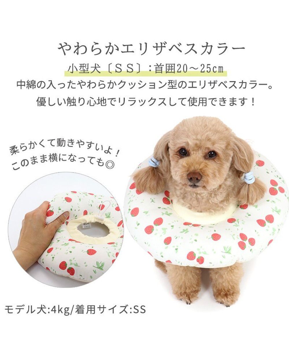 犬 ふわふわ エリザベスカラー ｓｓ いちご くま ひよこ Pet Paradise ファッション通販 公式通販 オンワード クローゼット