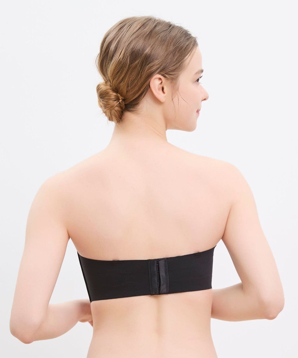 une nana cool ストラップレス 1/2カップ ノンワイヤーブラジャー 
