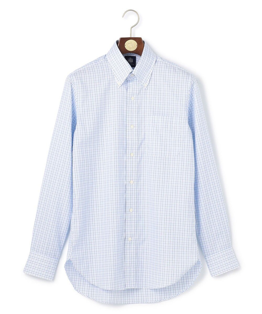 J.PRESS MEN 【PREMIUM PLEATS / 形態安定】タッタソールチェック ドレスシャツ / B.D. 