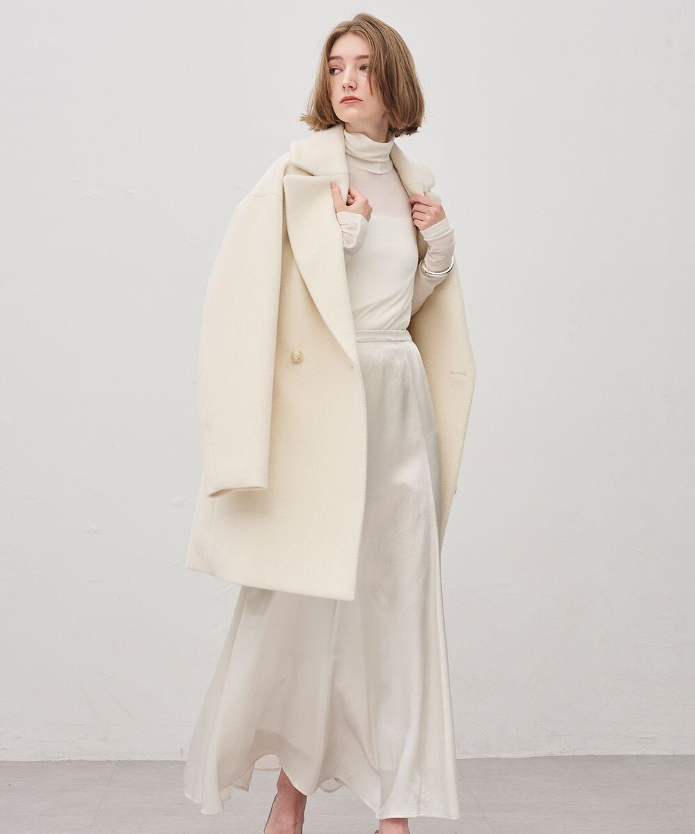 uncrave アセテートヴィンテージサテン マーメイドスカート 