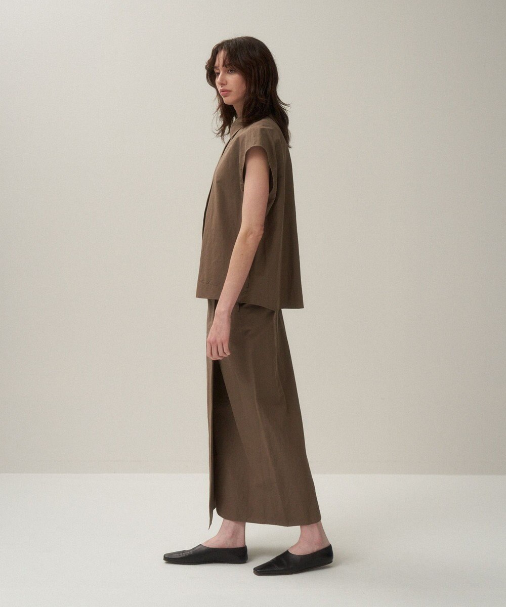 ATON SILK LINEN SHANTUNG | シャツベスト 