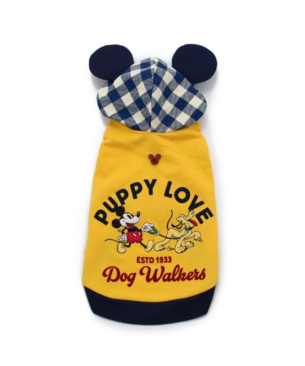 PET PARADISE ディズニー ミッキーマウス ＆プルートお散歩柄パーカー  【小型犬】 