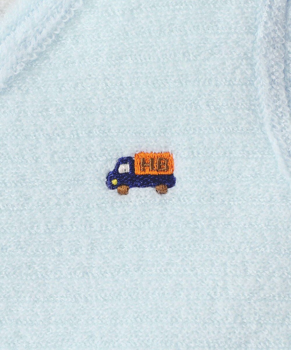 MIKI HOUSE HOT BISCUITS 【50-70cm】 パイル素材 ベビーベスト(胴着) 