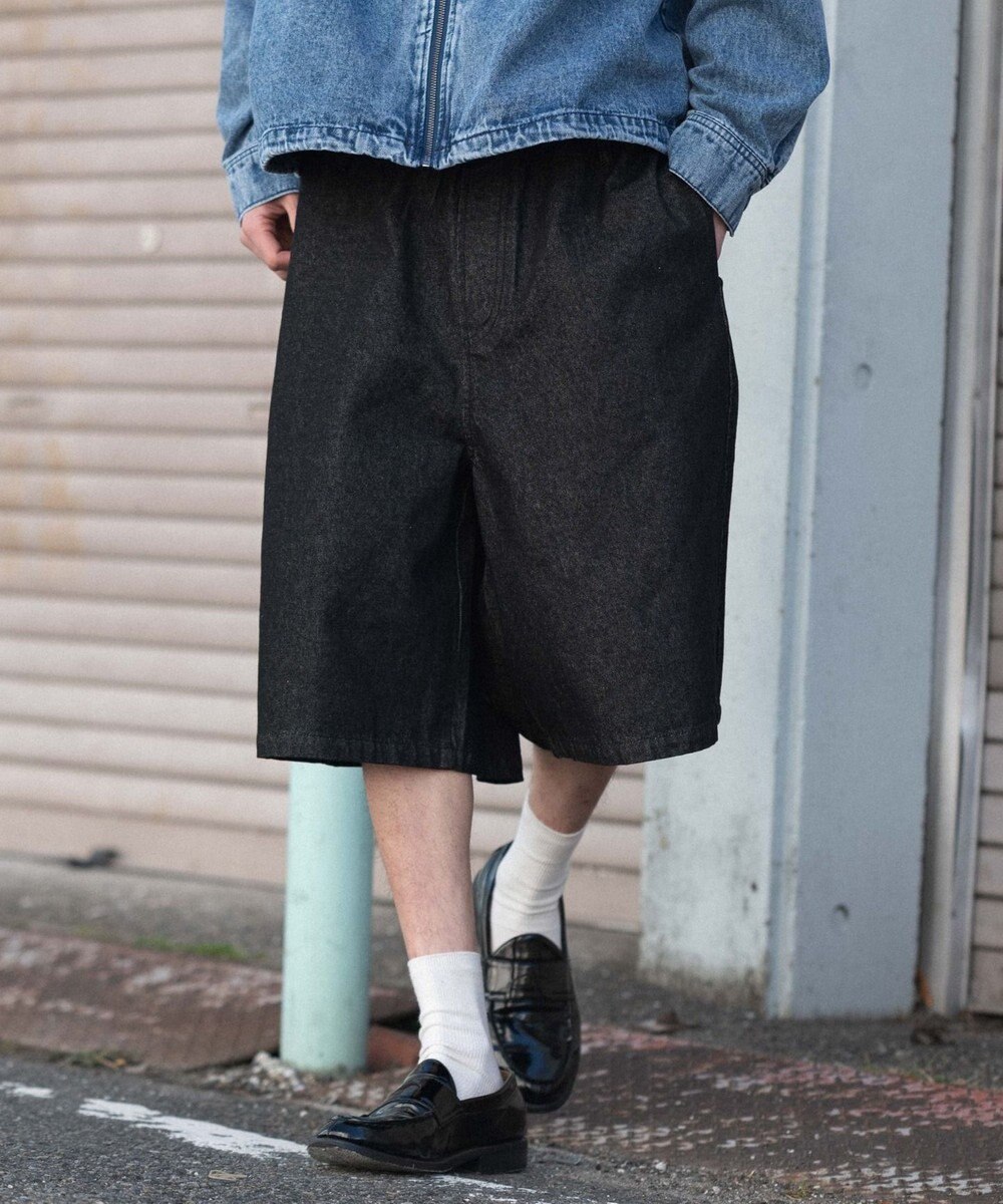 WEGO 【ウエストゴム/SMLサイズ展開】イージーコットンハーフパンツ 