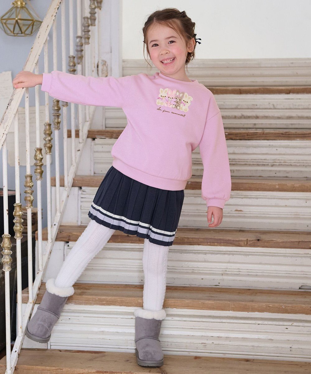 ANY KIDS 裏シャギーアニマルトレーナー 