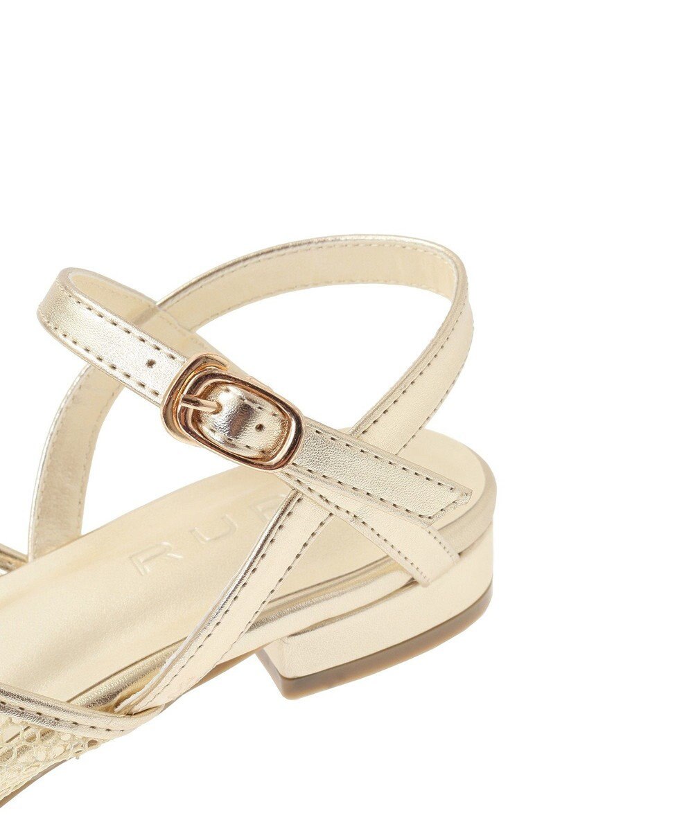 Green Parks ＲＵＰＩＳポインテットメッシュストライプサンダル 