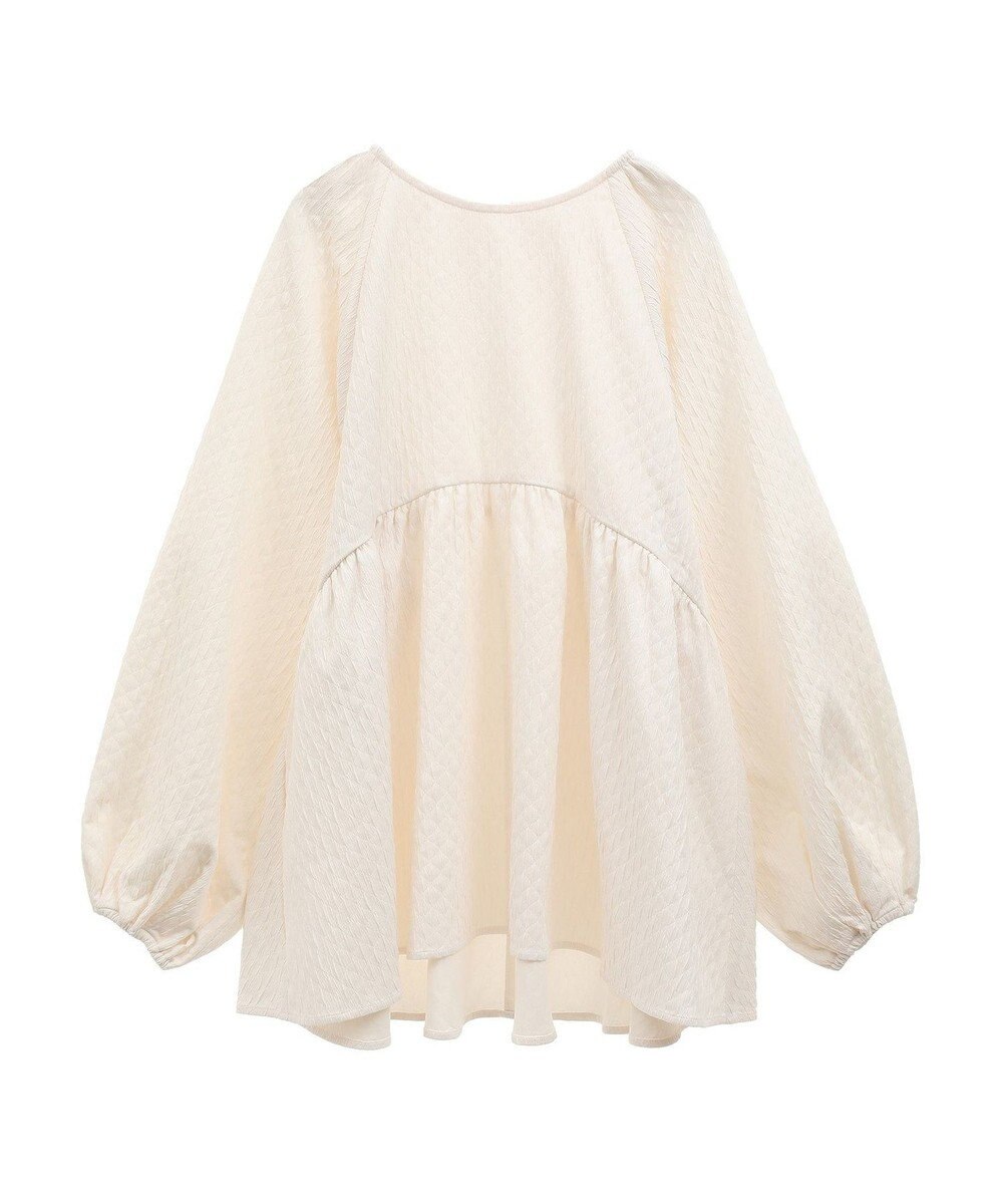 AMERICAN HOLIC ジャガードティアードブラウス 