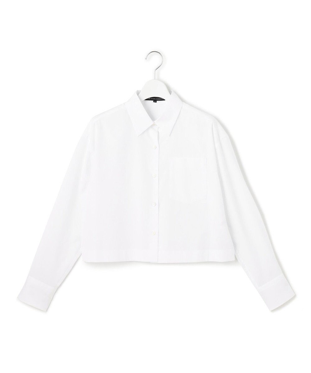 23区 【洗える/一部店舗限定】クロップド シャツ 