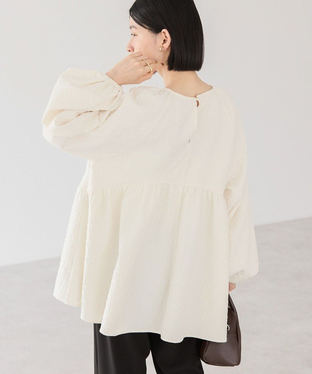 AMERICAN HOLIC ジャガードティアードブラウス 