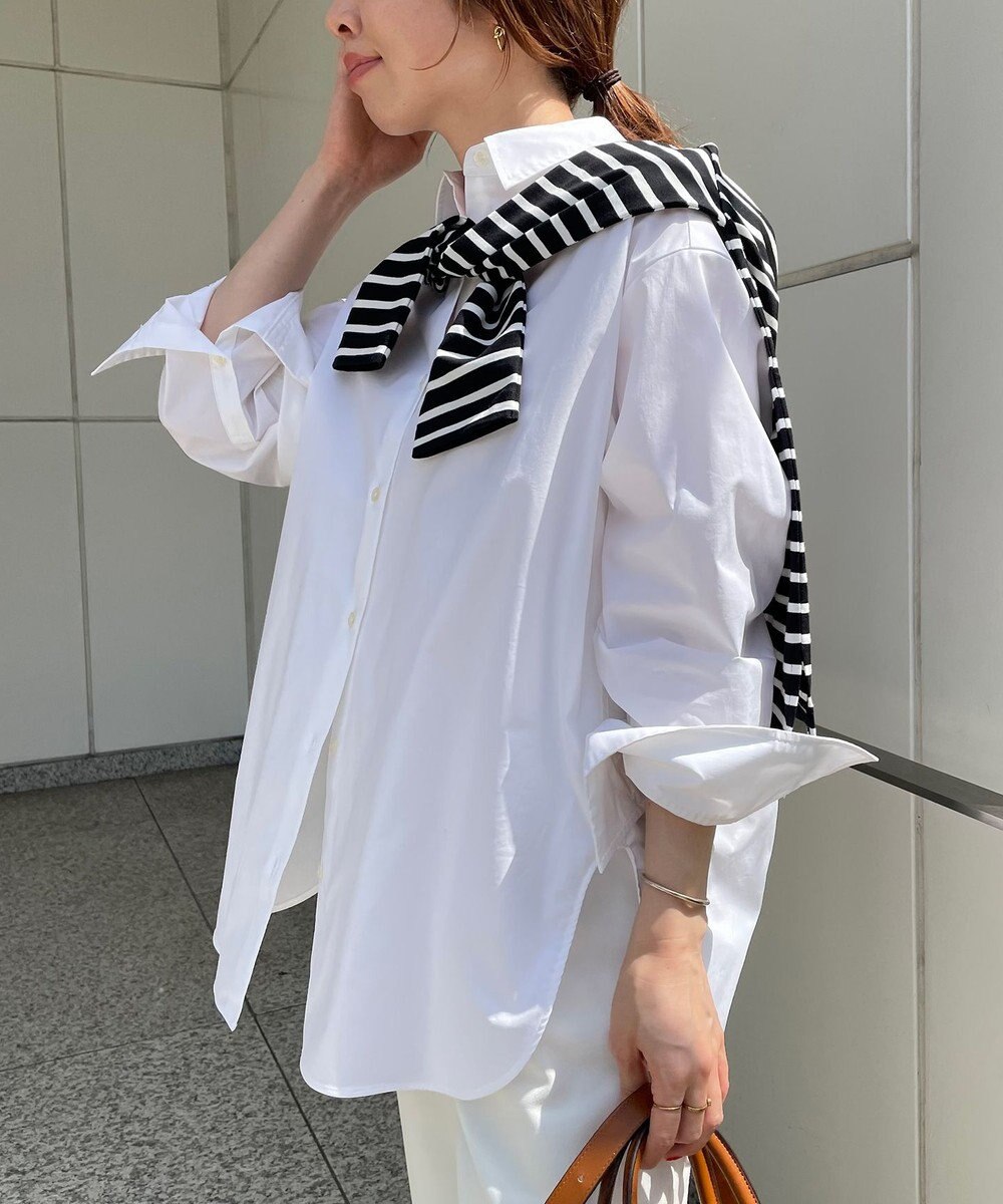 UNFILO 【洗える】ボーダーワイドTシャツ 