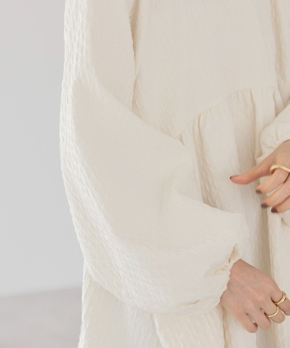 AMERICAN HOLIC ジャガードティアードブラウス 