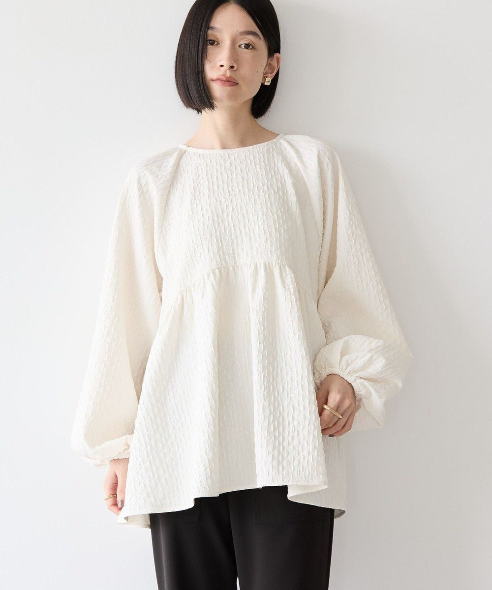 AMERICAN HOLIC ジャガードティアードブラウス 
