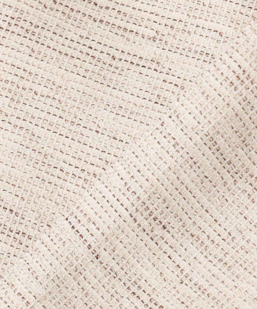 J.PRESS LADIES S ライトツイードストレッチ ノーカラー ジャケット 