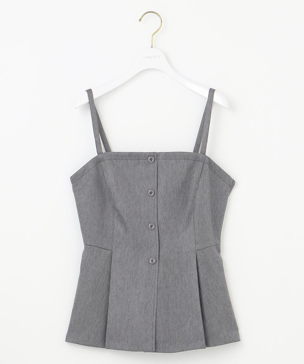 ANY SIS L 【洗える】ビスチェ & ワイドパンツ セット 