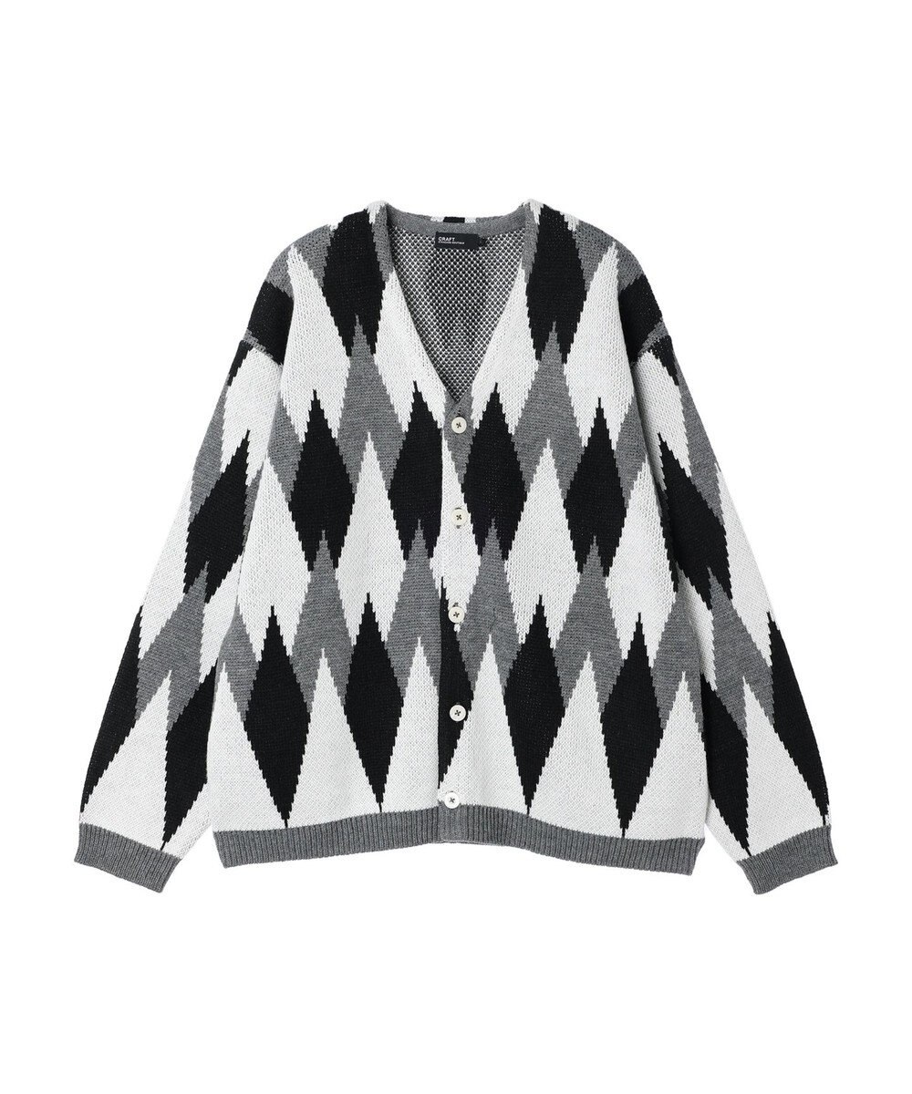 CRAFT STANDARD BOUTIQUE 【男女兼用】アーガイル柄カーディガン2 