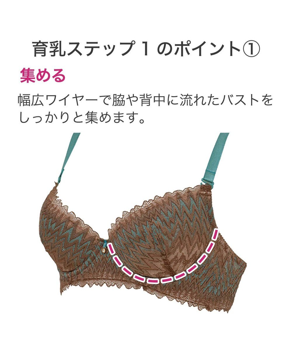 BRADELIS New York 【BRADELIS New York】ウェンディステップ１ブラ23S1 ふんわり包んで土台を作る育乳補整ブラ 補正下着 