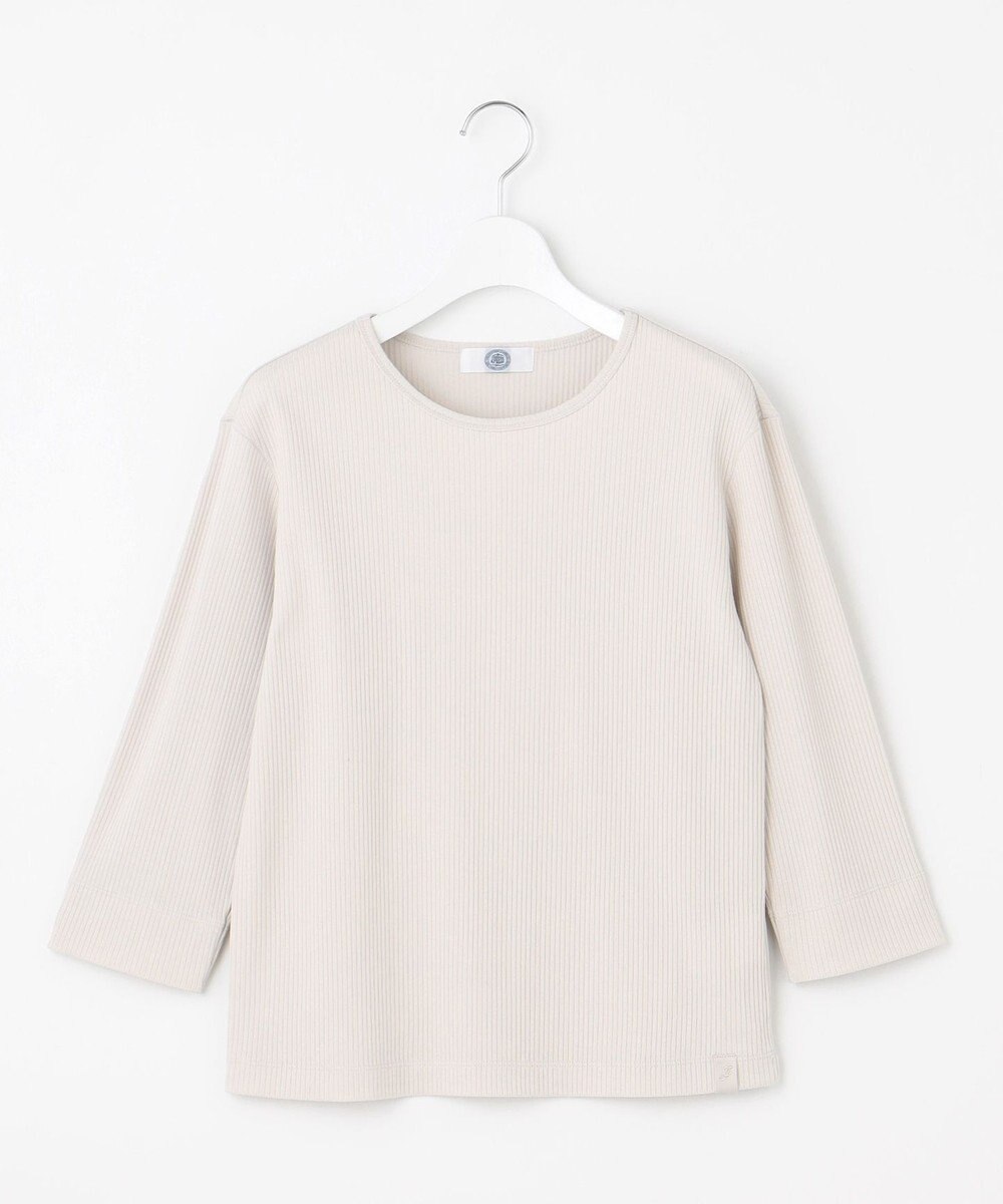 J.PRESS LADIES L リブ クルーネック カットソー 