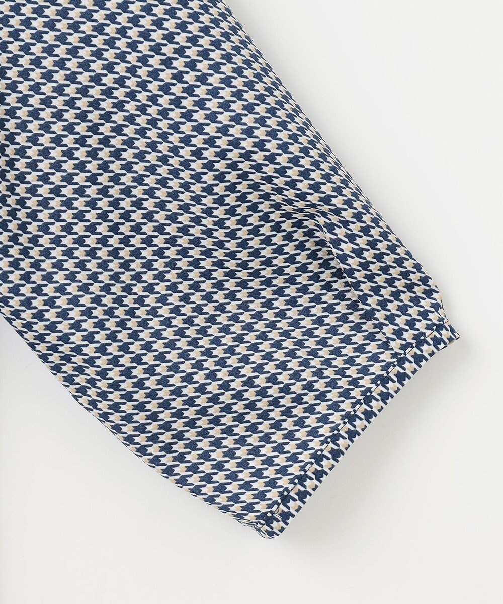 J.PRESS LADIES L 千鳥プリント フリル襟 カットソー 