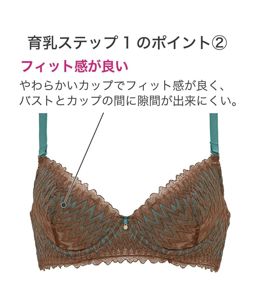 BRADELIS New York 【BRADELIS New York】ウェンディステップ１ブラ23S1 ふんわり包んで土台を作る育乳補整ブラ 補正下着 