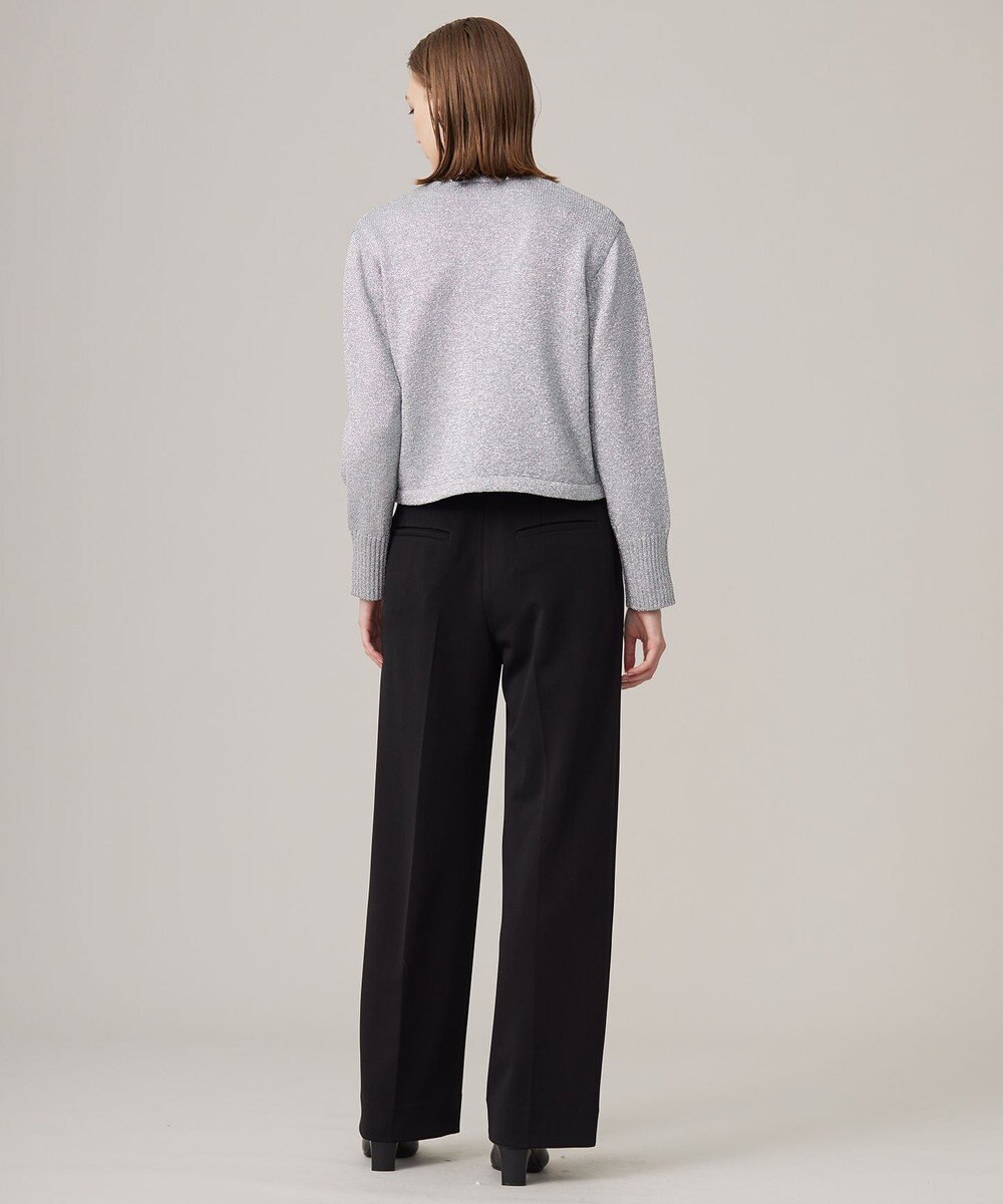 ICB 【洗える】リッチシャインニット カーディガン 