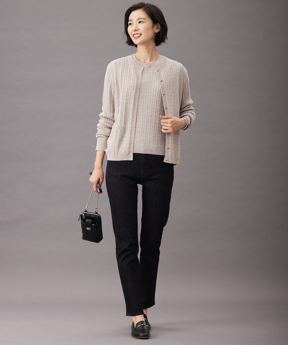 J.PRESS LADIES 【洗える】BASIC STRETCH DENIM スキニー パンツ 