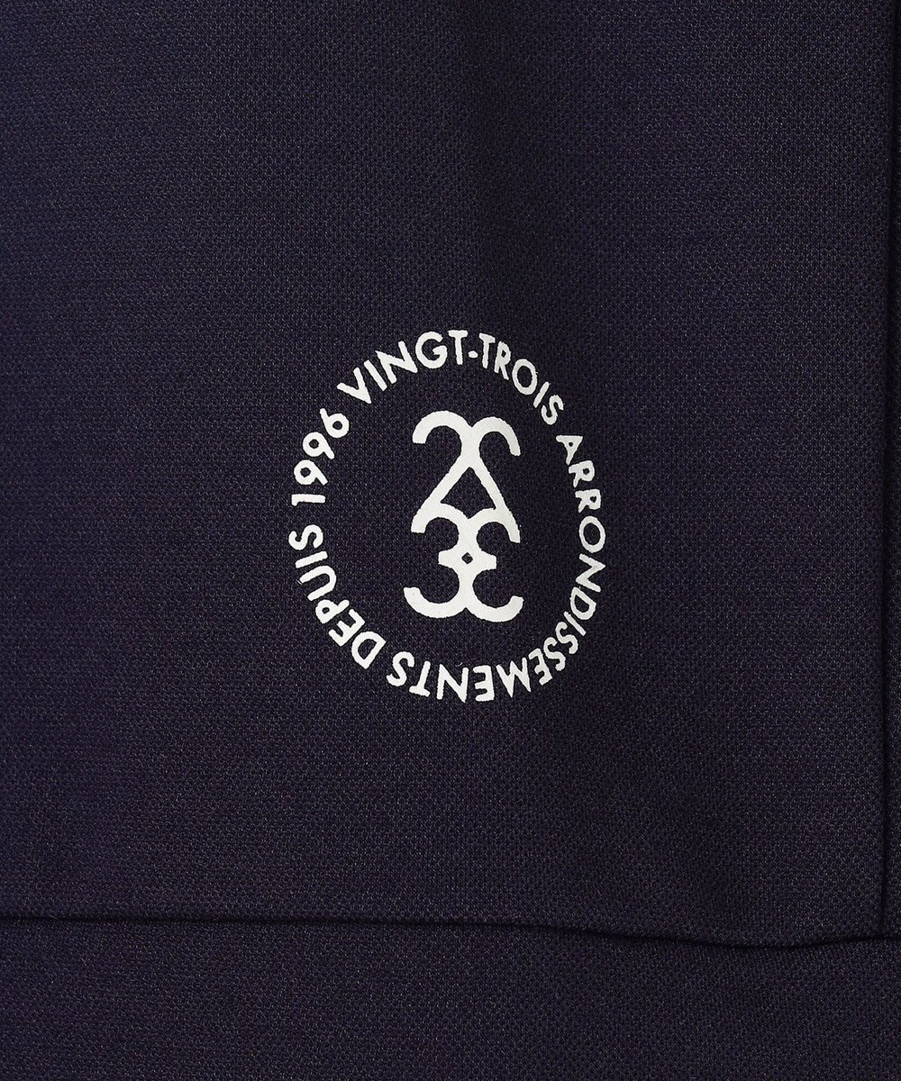 23区GOLF 【辻梨恵プロ着用】メッシュスリーブストレッチポロ 