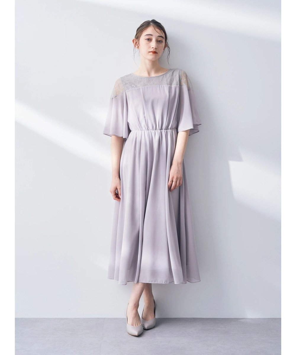 レース×シフォンドレス / YECCA VECCA | ファッション通販 【公式通販