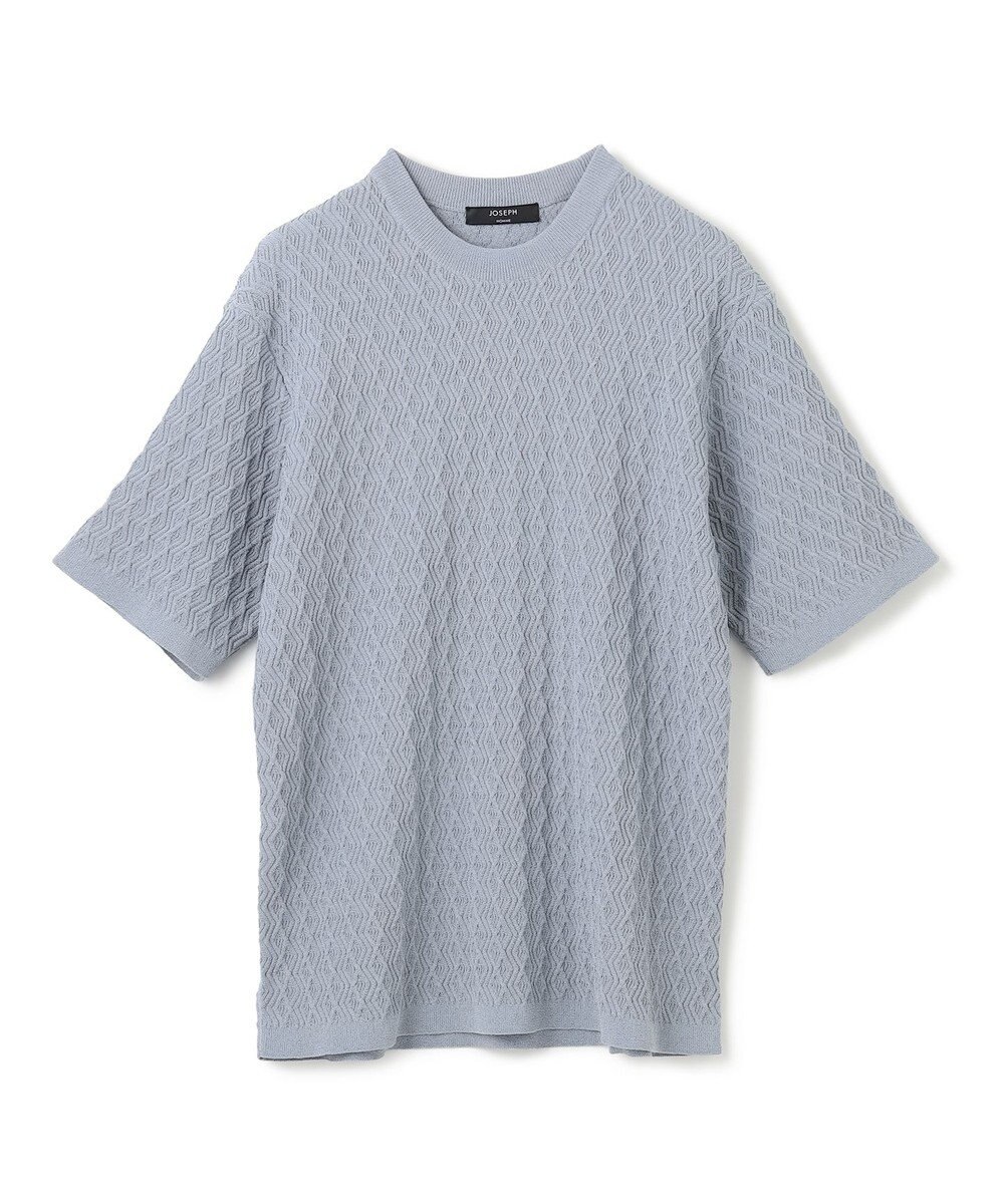 JOSEPH HOMME 【洗える】ドライコットンリンクス　半袖クルーネックニット 