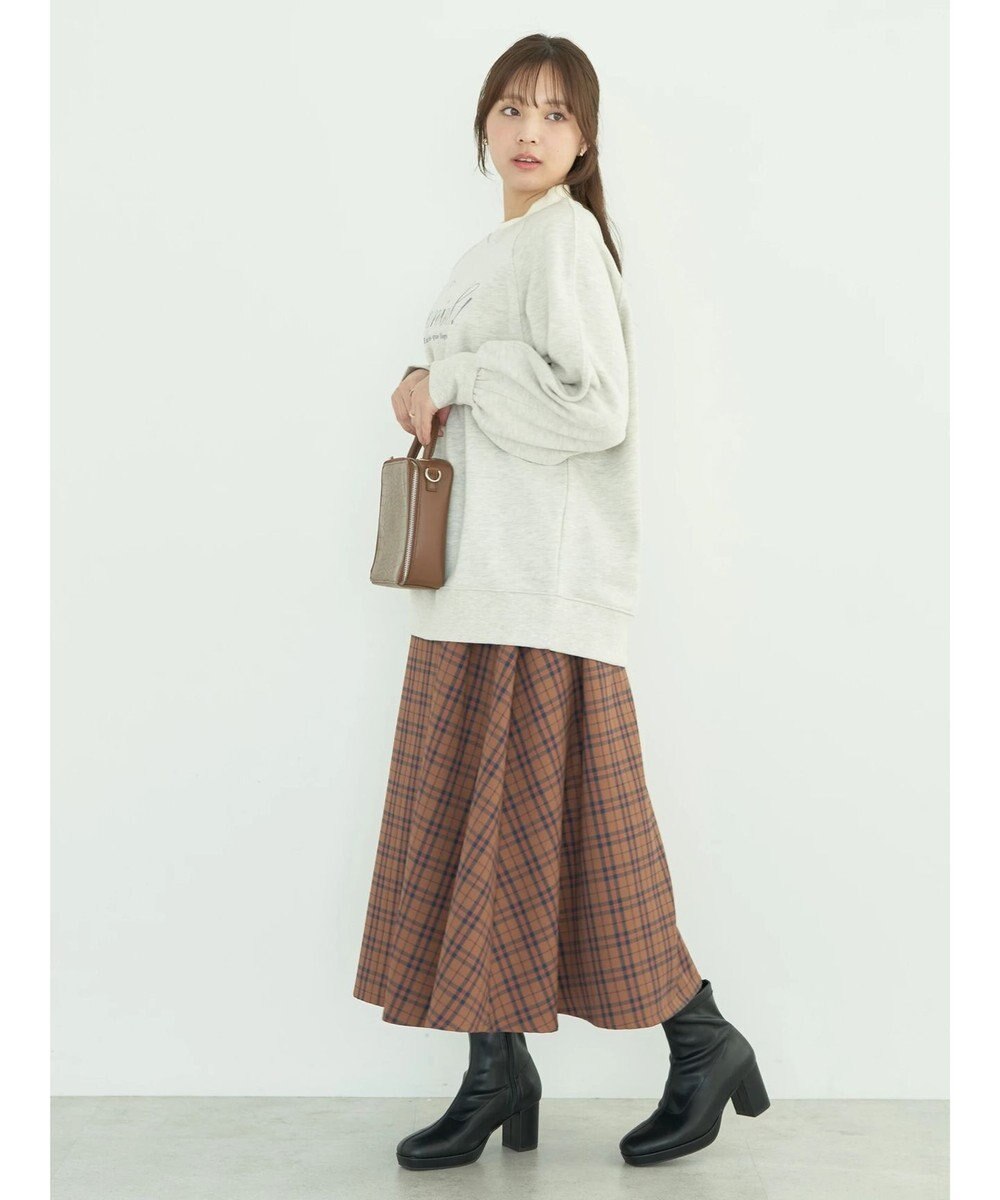 earth music&ecology 裏毛ロゴチュニック 