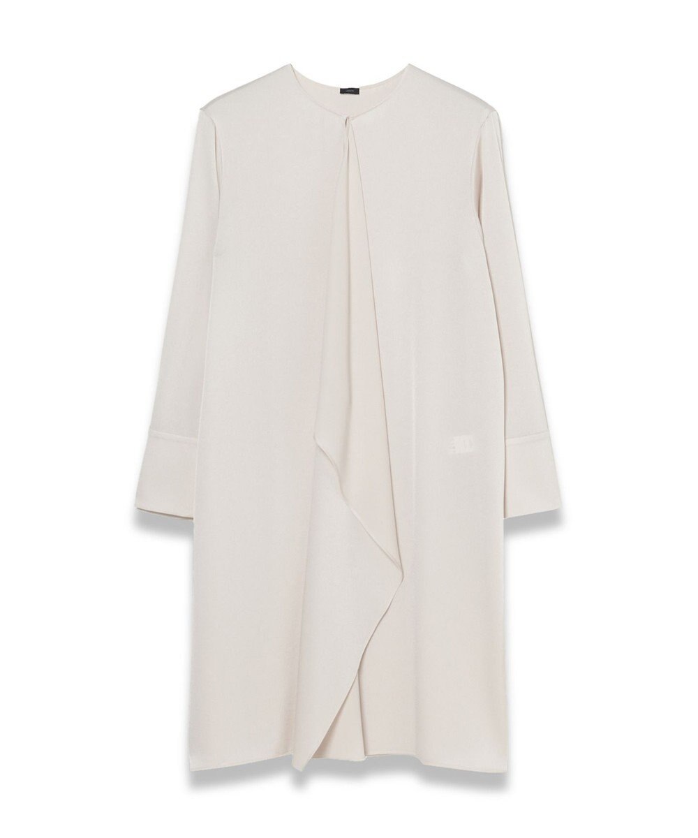 JOSEPH 【WEB&OUTLET限定・洗える】サテンジョーゼット　リラックスフィットドレス 