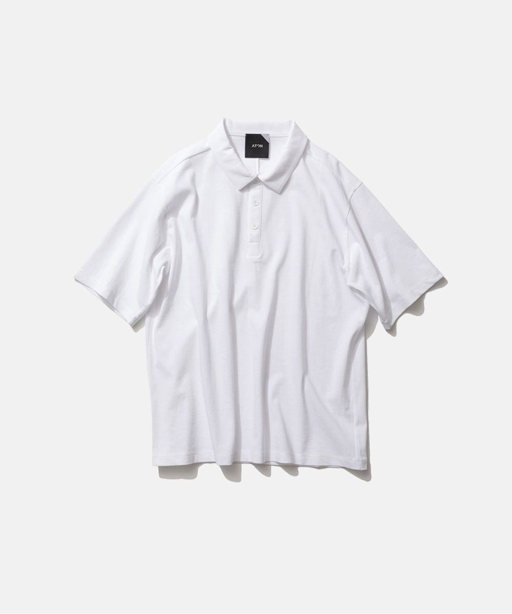 ATON FRESCA PLATE | ポロシャツ - UNISEX ホワイト系