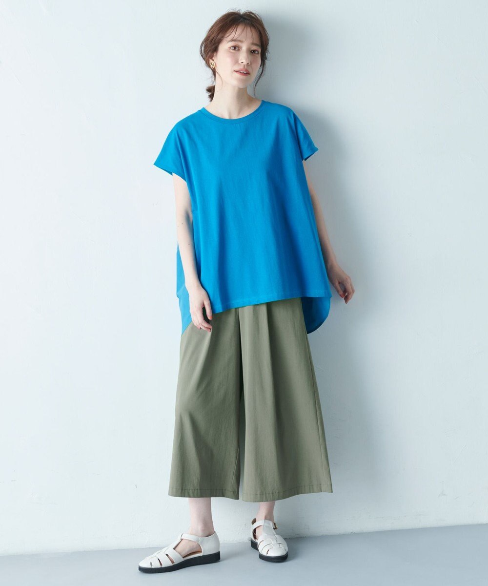 ANY 【ウエストゴム】清涼リラックスクロップドパンツ 