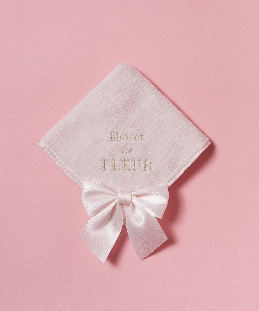 Maison de FLEUR ビッグリボンタオルハンカチ 