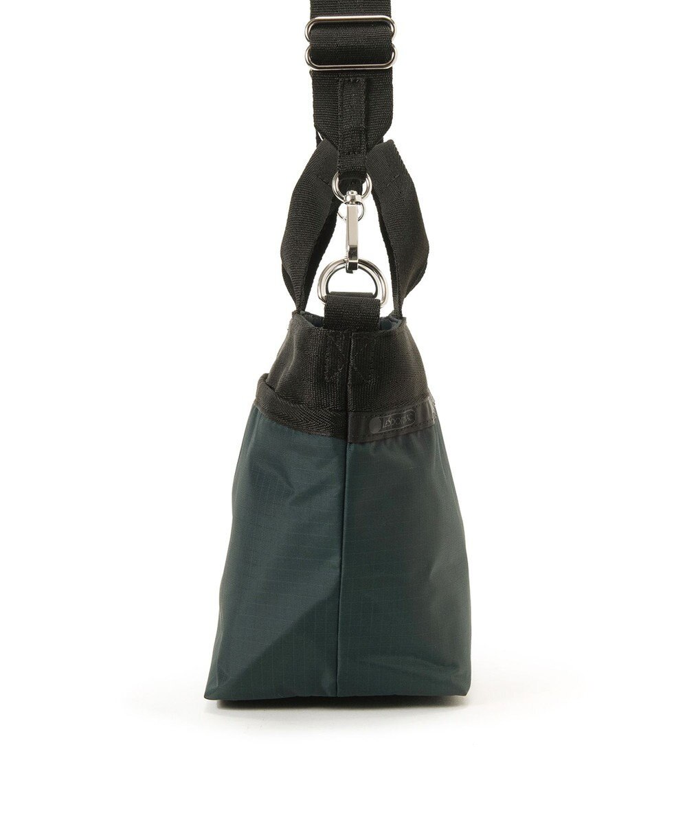 LeSportsac SMALL BUCKET TOTE/ミッドナイトグリーン/ブラック 