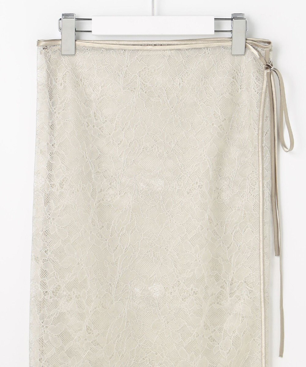 自由区 ラップレース スカート 