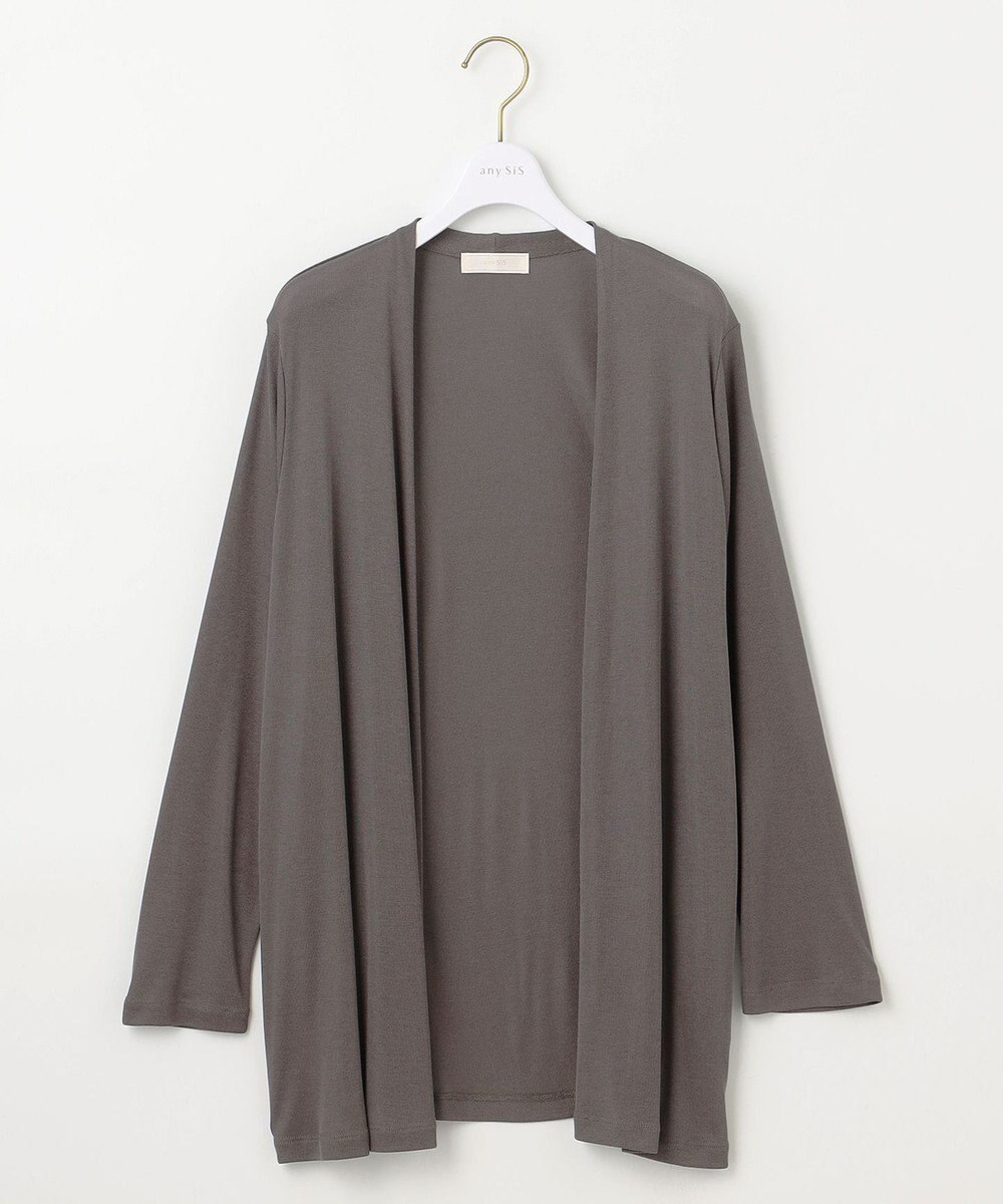 ANY SIS 【洗える】サラサラ着流し カーディガン 