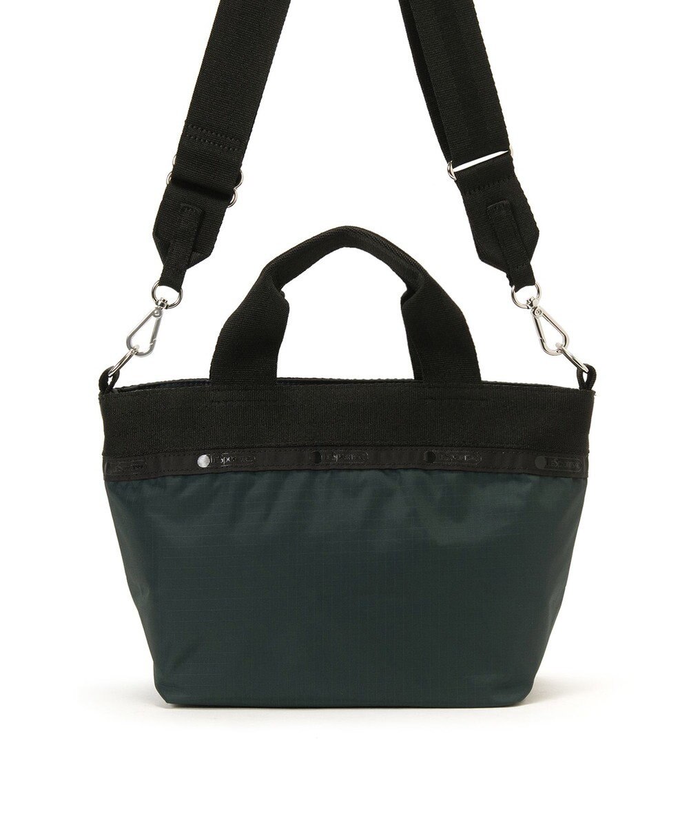 LeSportsac SMALL BUCKET TOTE/ミッドナイトグリーン/ブラック 