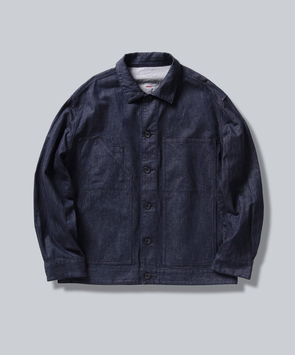 WHITE MAILS 【UNISEX】COTTON PAPER デニムジャケット 