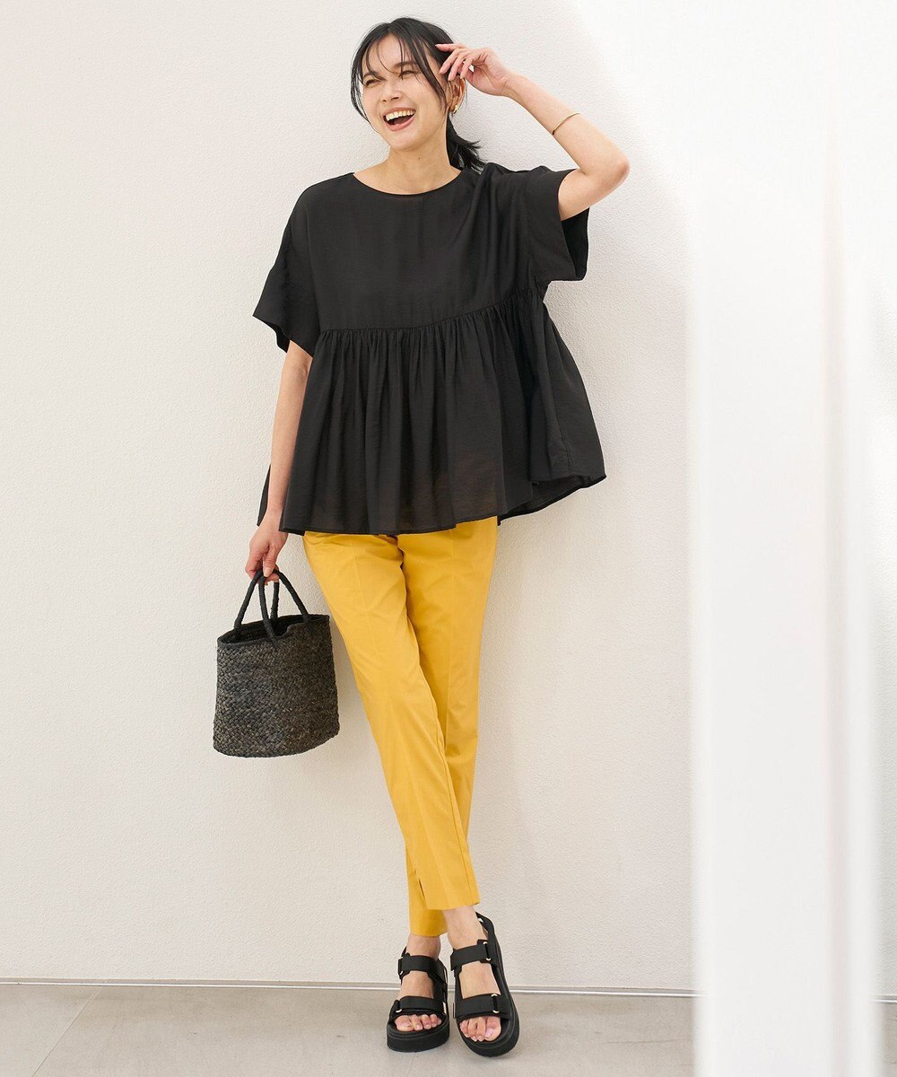 UNFILO FINE MOVE テーパードパンツ 