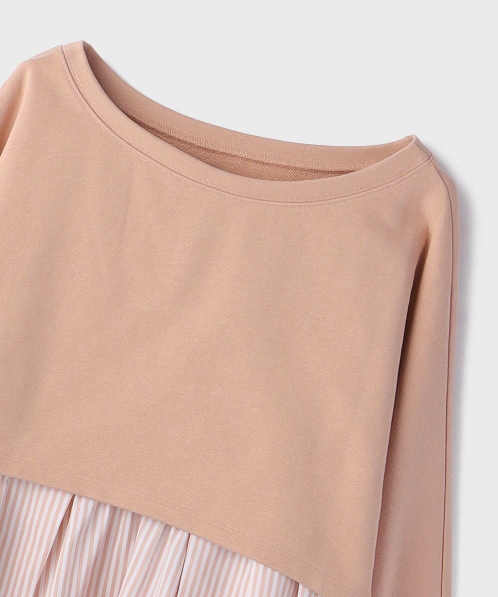 GRACE CONTINENTAL タックフリルヘムカットトップ 