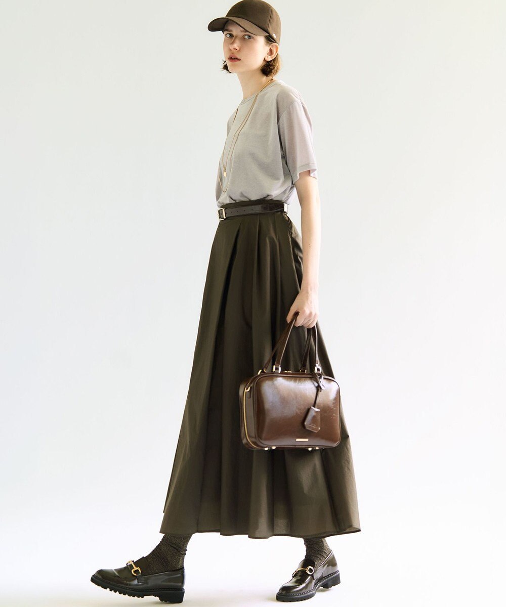 23区 S 【洗える】シアーベロア リラックス Tシャツ 