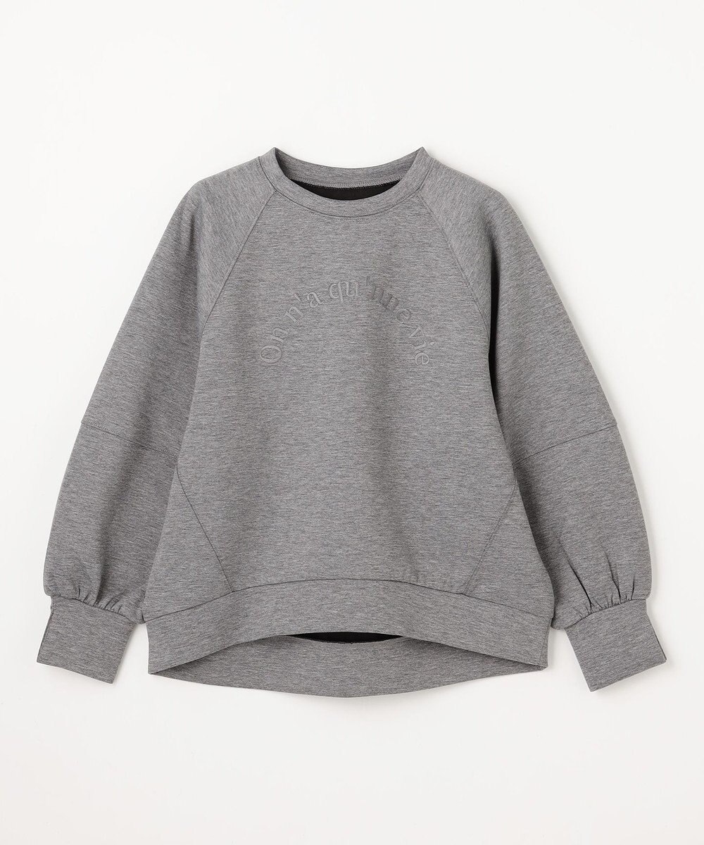 ANY ロゴ刺繍ダンボールトレーナー 